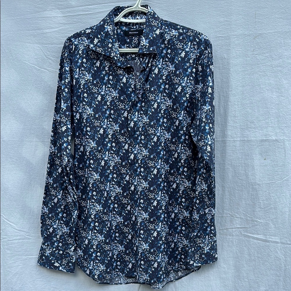 Matinique Floral button down dress Shirt